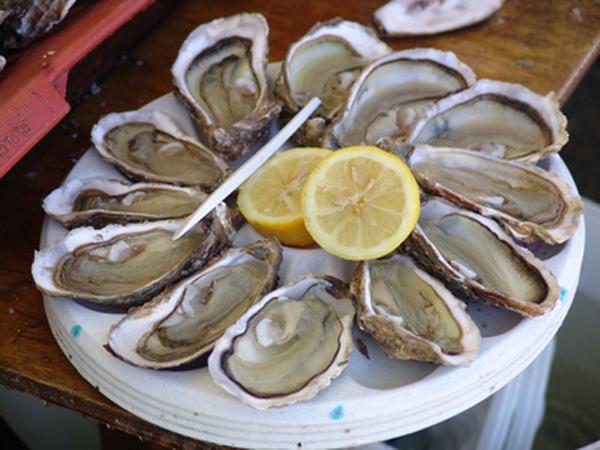 Warme oesters met gember