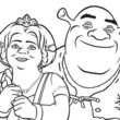 Coloriez avec Shrek & Fiona Coloriez avec Shrek & Fiona